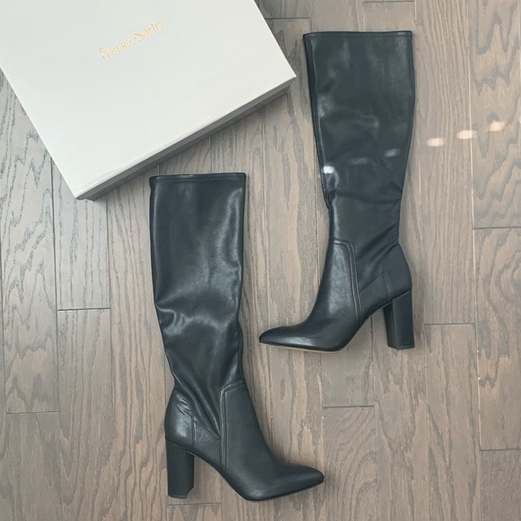 franco sarto suede knee high boots